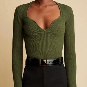 WORN ONCE Khaite Kirah Sweater Green